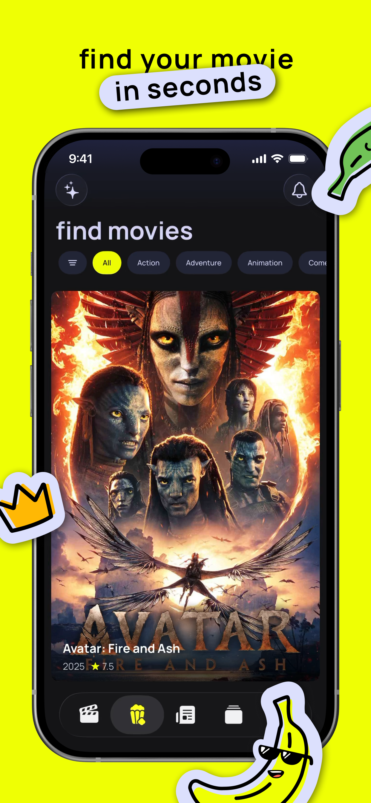 CineBond discover movies